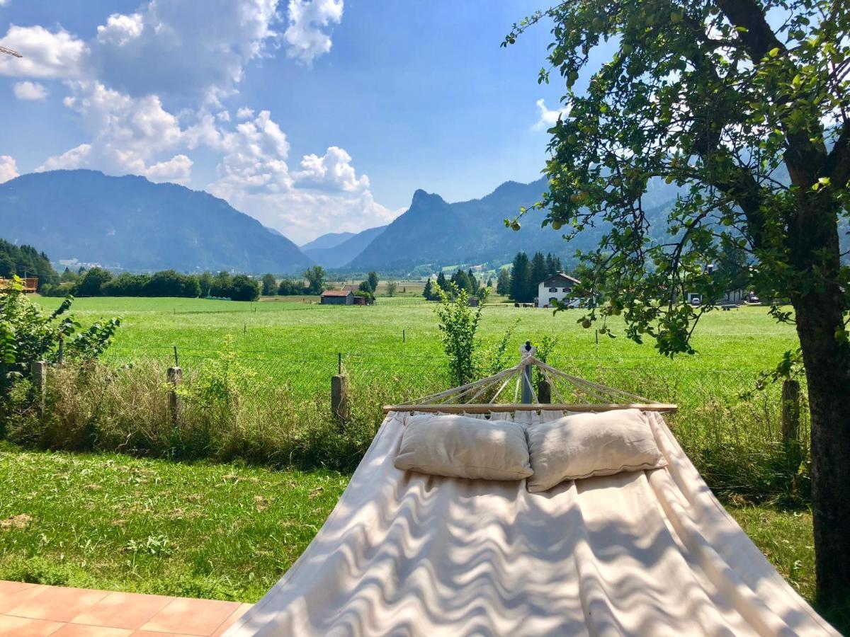 Ferienhaus Veronika Mit 2000Qm Garten Und Bergblick Unterammergau Exteriér fotografie