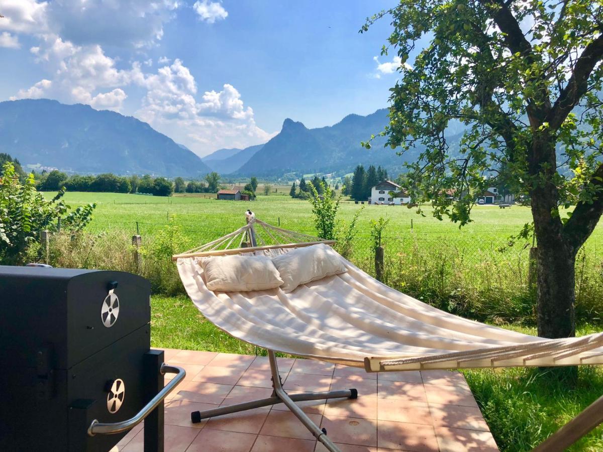 Ferienhaus Veronika Mit 2000Qm Garten Und Bergblick Unterammergau Exteriér fotografie