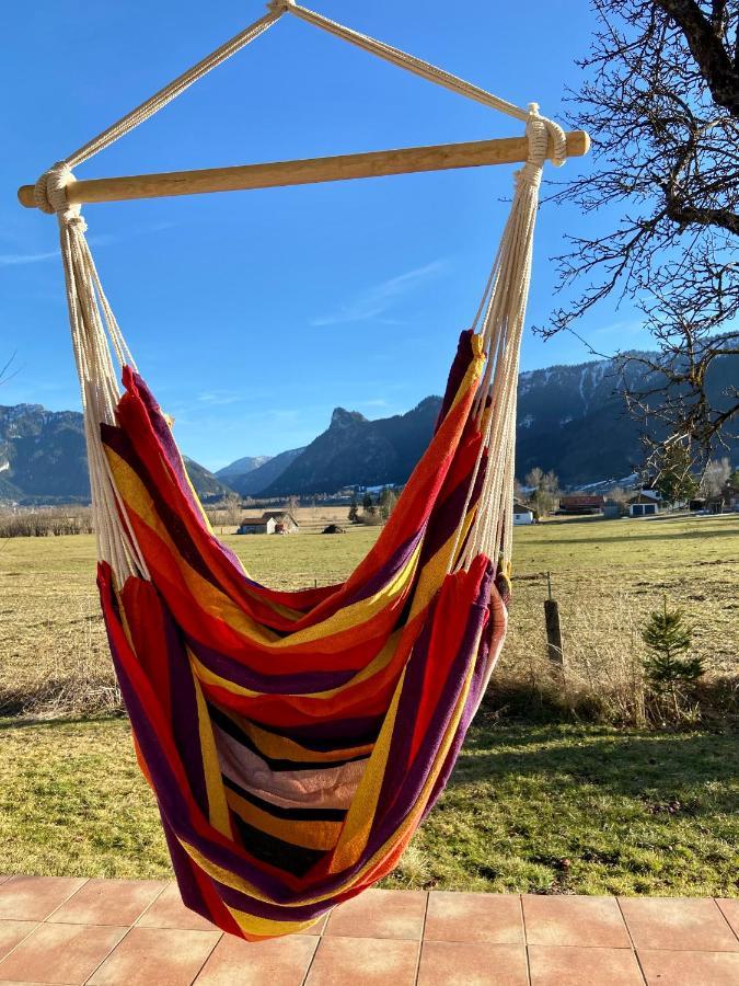 Ferienhaus Veronika Mit 2000Qm Garten Und Bergblick Unterammergau Exteriér fotografie